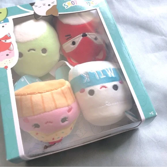 SOLD NWT - Squishmallows Squishville Micromallows 4pc Plush Toy Set - Picture 4 of 4